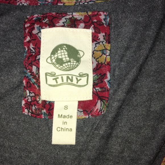 Anthropologie Tiny Floral Print Cap Sleeve Top - Picture 9 of 16